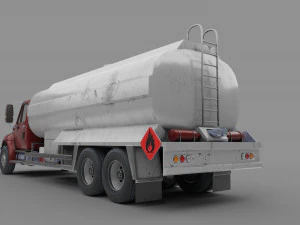 Truck International Durastar 3D Model