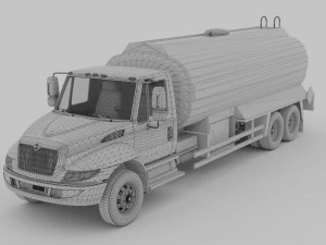 Truck International Durastar 3D Model