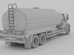 Truck International Durastar 3D Model