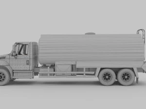 Truck International Durastar 3D Model