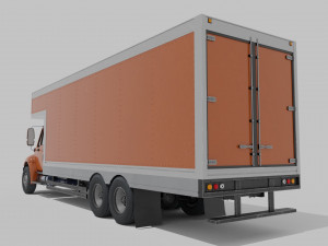 Truck International Durastar 3D Model