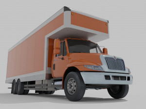Truck International Durastar 3D Model