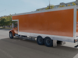 Truck International Durastar 3D Model