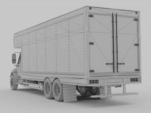 Camion internazionale Durastar Modello 3D