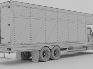 Camion internazionale Durastar Modello 3D