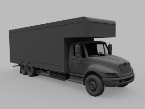 Truck International Durastar 3D Model