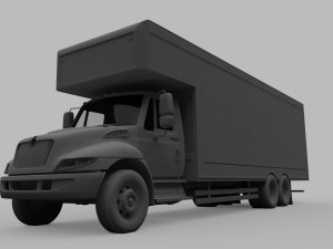Truck International Durastar 3D Model