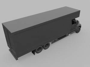 Truck International Durastar 3D Model
