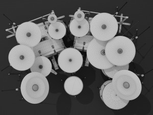 Metal Drum set 3D Model