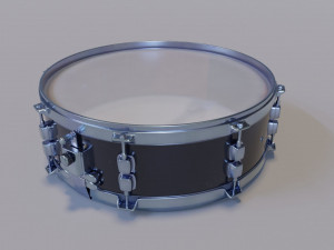 Metal Drum set 3D Model