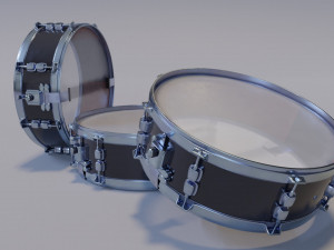 Metal Drum set 3D Model