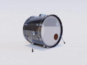 Metal Drum set 3D Model