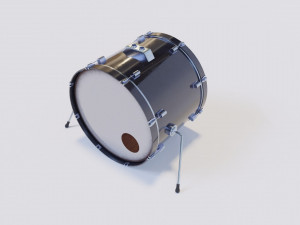 Metal Drum set 3D Model