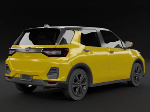 Coches de tr&aacute;fico Modelo 3D