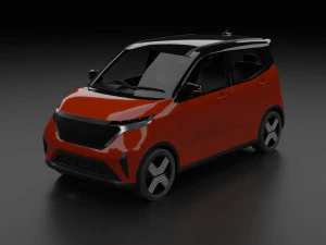 Coches de tr&aacute;fico Modelo 3D
