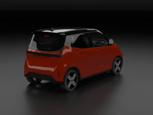 Coches de tr&aacute;fico Modelo 3D