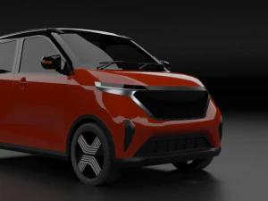 Coches de tr&aacute;fico Modelo 3D