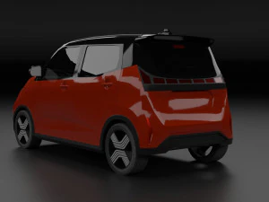 Coches de tr&aacute;fico Modelo 3D