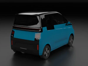 Coches de tr&aacute;fico Modelo 3D