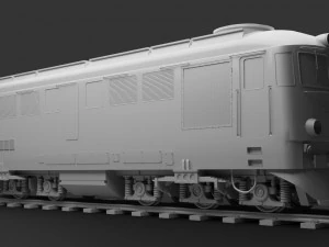 डीजल लोकोमोटिव एलडीई लो-पॉली 3D मॉडल