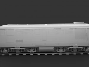 डीजल लोकोमोटिव एलडीई लो-पॉली 3D मॉडल