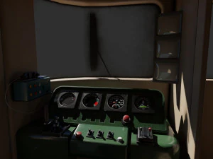 Japan Train Meitetsu 6000 Low-poly 3D Model