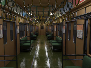 Tobu Railway Series 8000 Low-poly 3D Model