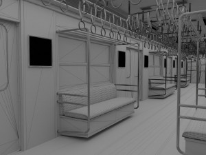 Tobu Railway Series 8000 Low-poly 3D Model