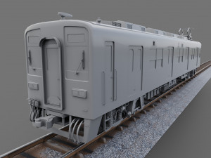 Tobu Railway Series 8000 Low-poly 3D Model