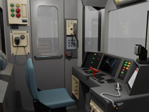 Osaka metro train 400 series 3D Model