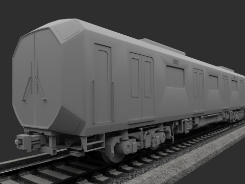 Osaka metro train 400 series 3D Model