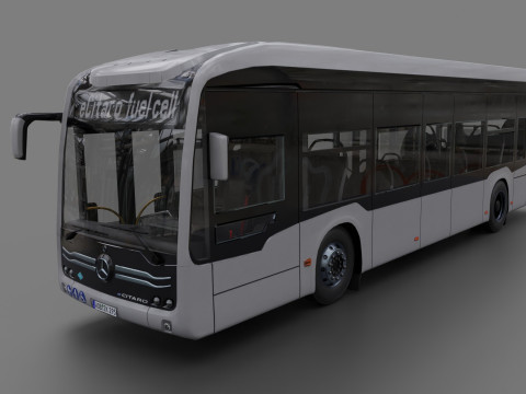 Mercedes eCitaro 2019 MID-POLY Modelo 3D