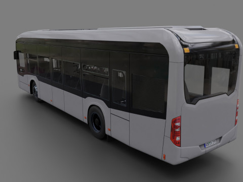 Mercedes eCitaro 2019 MID-POLY Modelo 3D