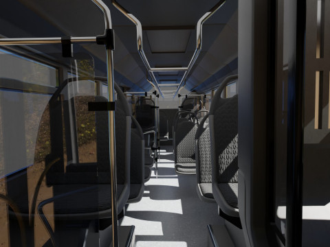 Mercedes eCitaro 2019 MID-POLY Modelo 3D