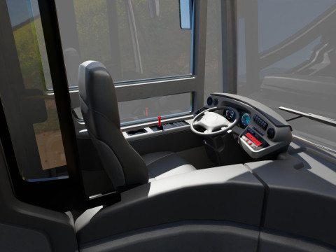Mercedes eCitaro 2019 MID-POLY Modelo 3D