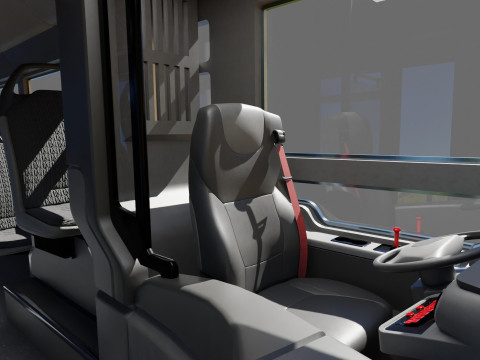 Mercedes eCitaro 2019 MID-POLY Modelo 3D