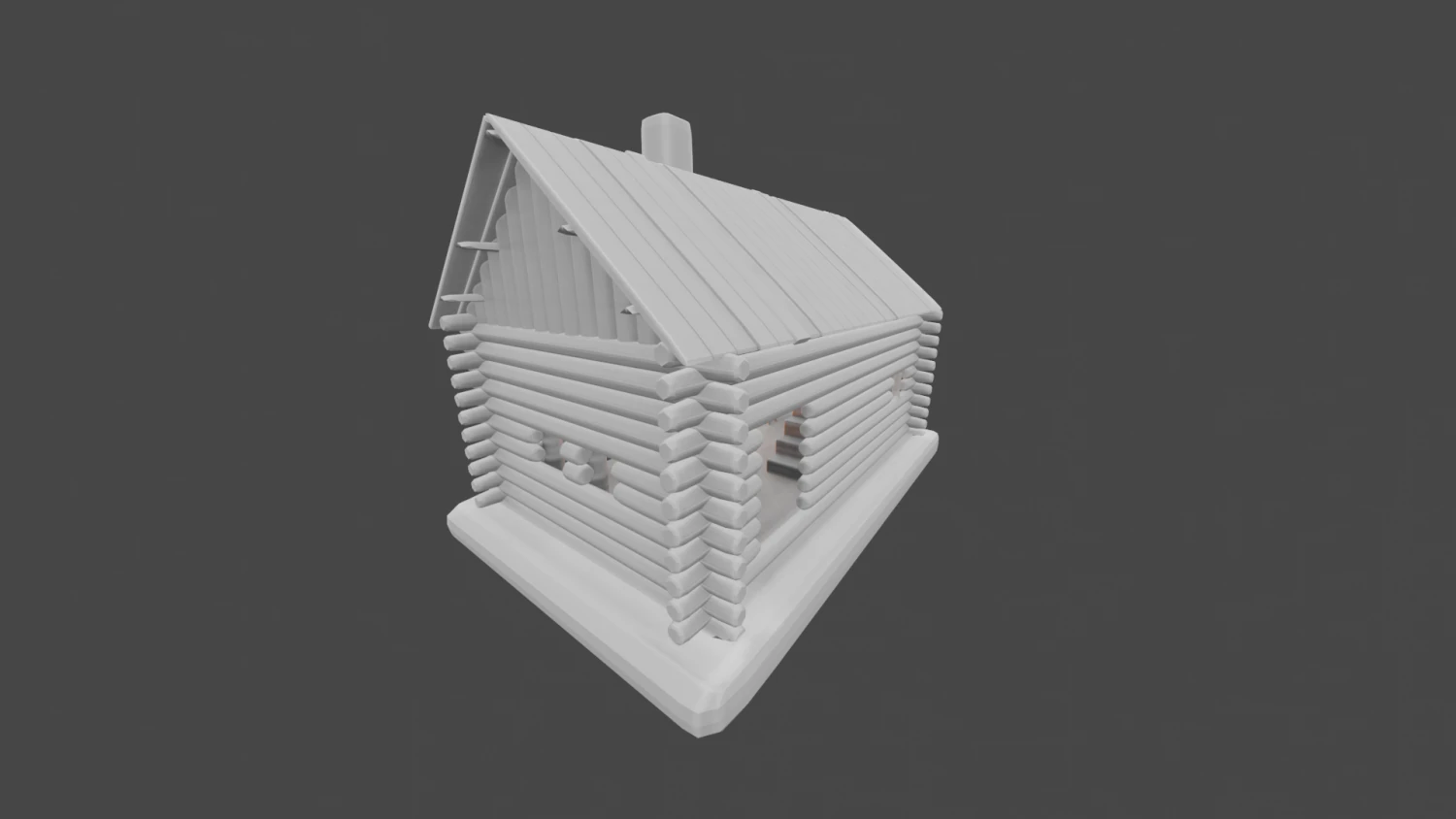 hut 3D Model .c4d .max .obj .3ds .fbx .stl .blend 