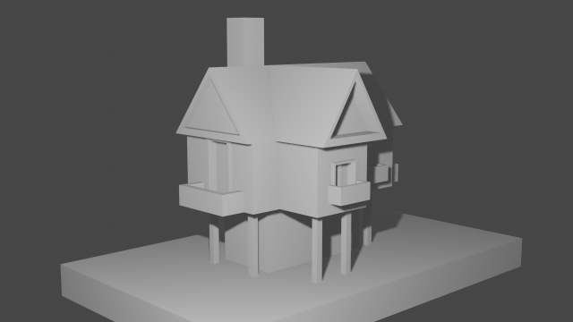 house Modelo 3D .c4d .max .obj .3ds .fbx .stl .blend 