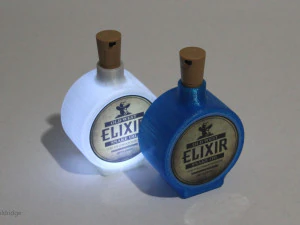 Botol racun minyak ular eliksir cetak 3D Model Cetak 3D