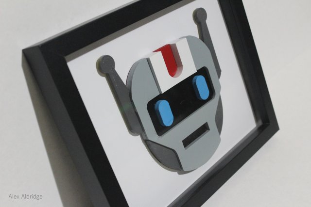 3d robot emoji microsoft icon replica fan art 3D 打印模型 .c4d .max .obj .3ds .fbx .stl .blend