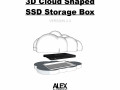 Cloud Shaped 3D Printed SSD Cold Storage Case Box 3D Print Models