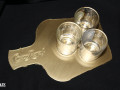 3D Crown Royal Shot Glass Drink Serving Tray 3D Print Models