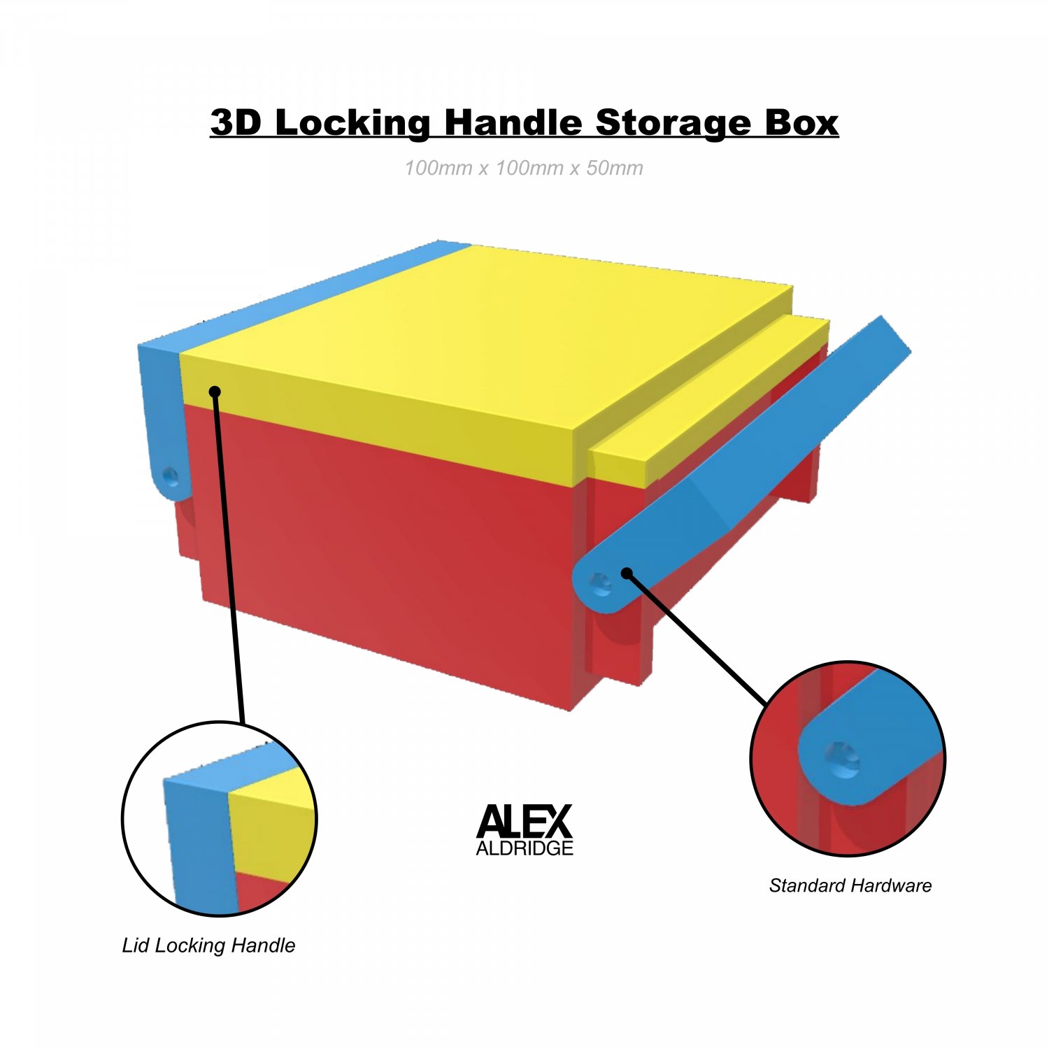 Tough Box Storage Tote with Lid 3D Model $29 - .3ds .blend .c4d