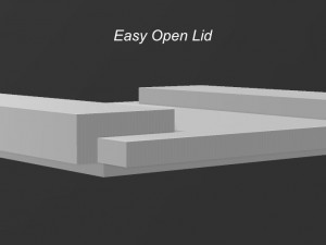 3D Locking Rugged Storage Box Design 3Dプリントモデル