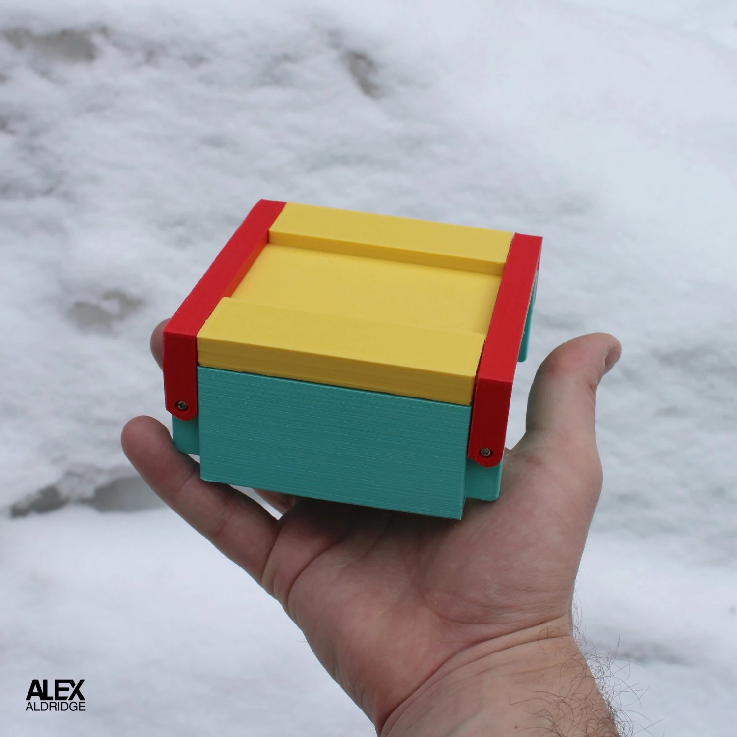 3D Locking Rugged Storage Box Design 3D Print Model .c4d .max .obj .3ds .fbx .stl .blend 