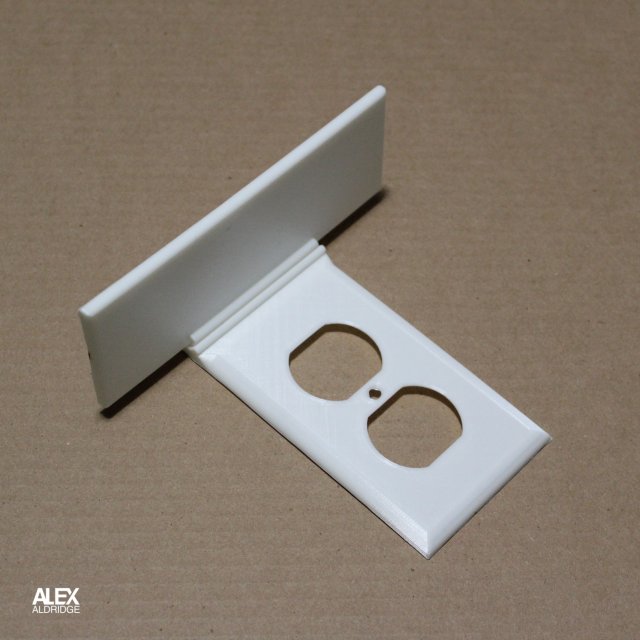 3D Foldable Outlet Shelf Model 3D .c4d .max .obj .3ds .fbx .stl .blend 