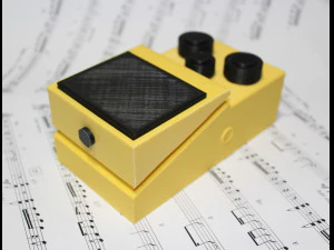 3D Guitar Pedal Storage Box 3D Print Model