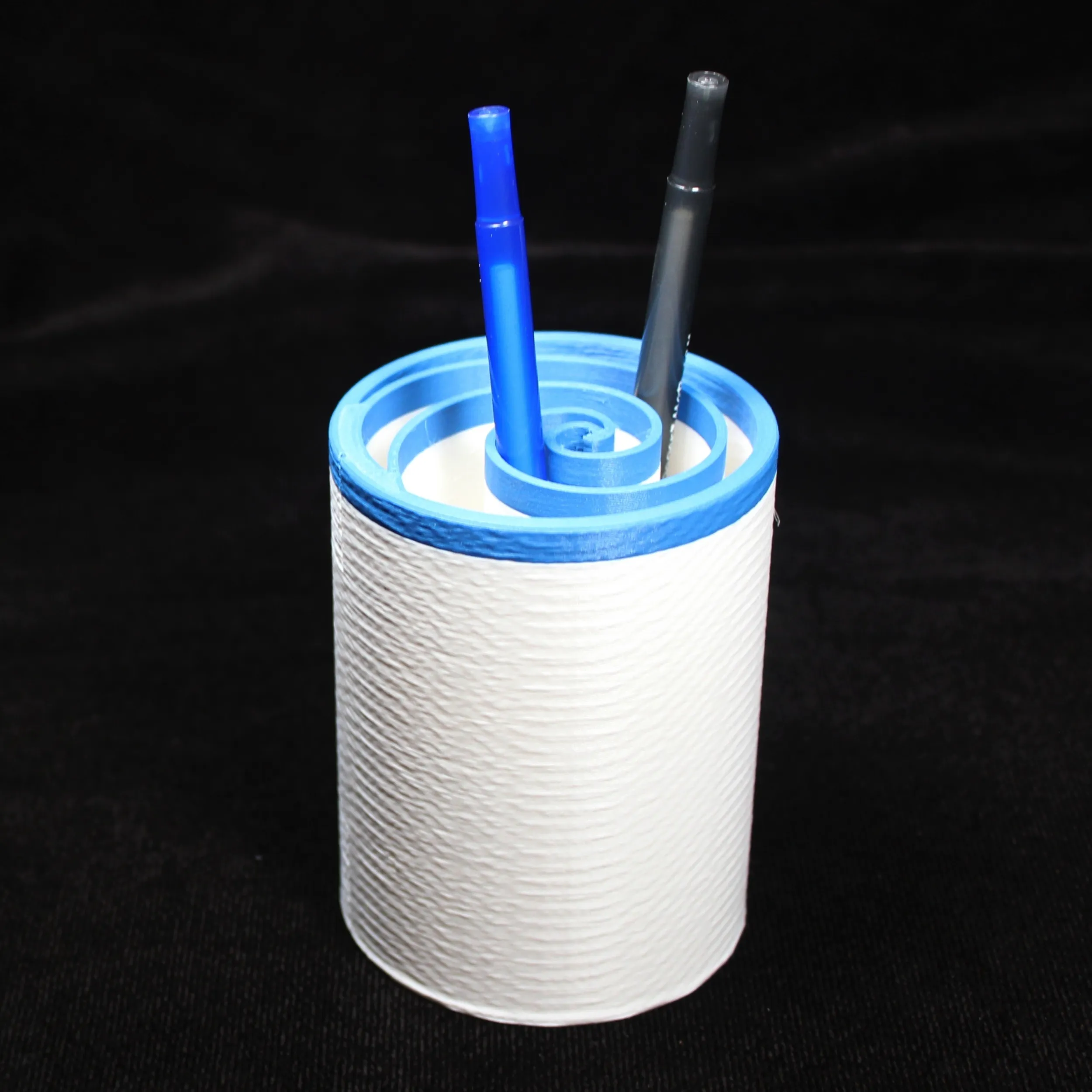 Wave Water Pen Pencil Holder Organizer Cup 3D Print Model .c4d .max .obj .3ds .fbx .stl .blend 