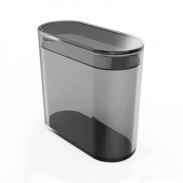 Rounded Business Card Box Storage 3D Baskı Modeli .c4d .max .obj .3ds .fbx .stl .blend 