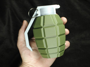 Grenade Storage Container Frag Nade 3D Print Model